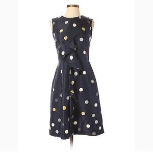 Kate Spade Polka Dot Ruffle Dress